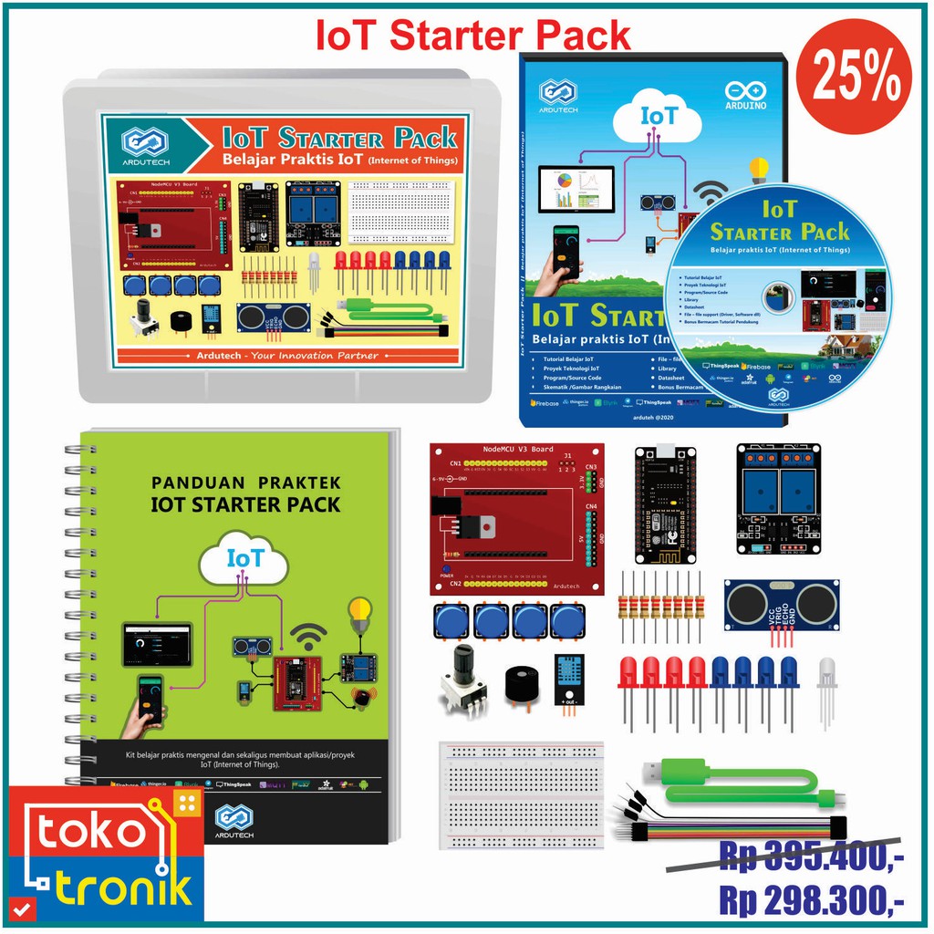 IoT Starter Pack. Paket Belajar Praktis IoT Internet of Things