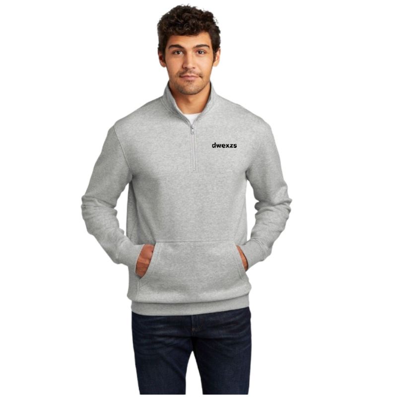 Sweater Half Zipper Pria Dwexzs