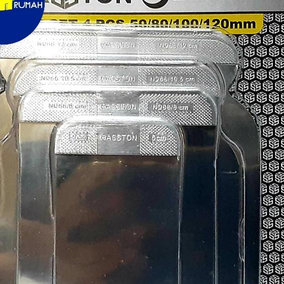 ✪ KAPI KAPE SET 4pcs Cat Besi Lentur Alat Dempul Scrub Scrapper - HASSTON PROHEX ☚