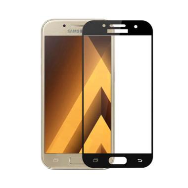 TEMPERED GLASS SAMSUNG A7 2017 Full Layar [ Warna Hitam ]