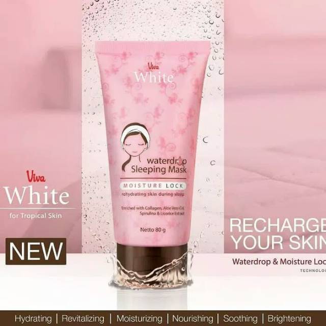 Viva White Waterdrop Sleeping Mask / VIVA SLEEPING MASK
