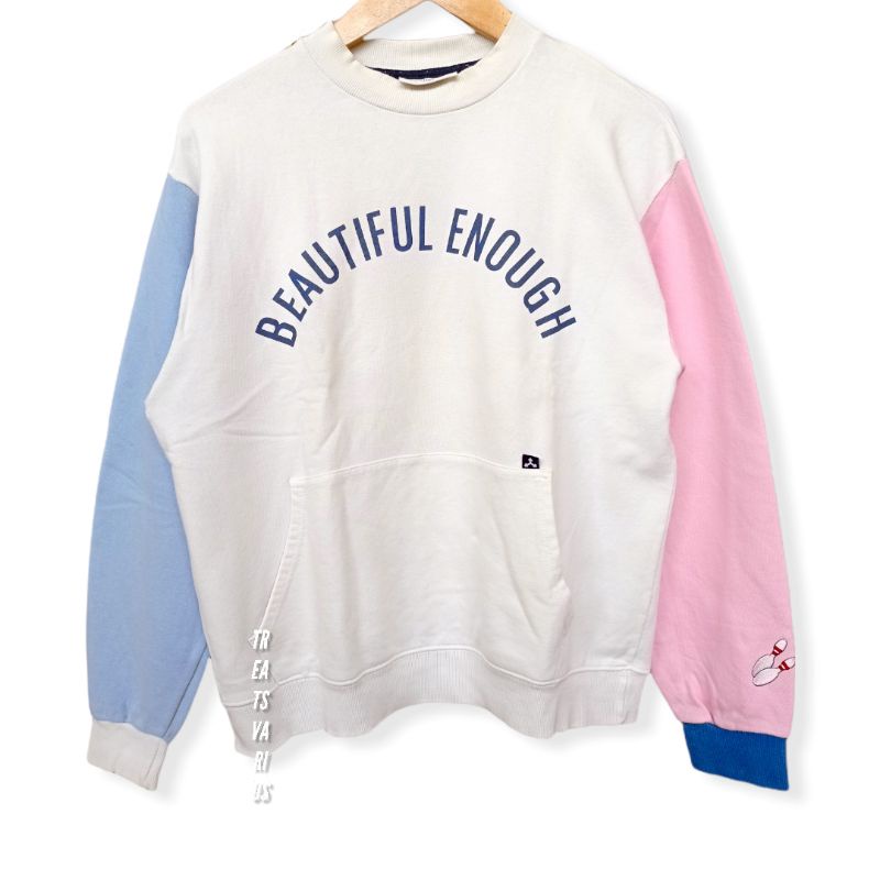 Motivestreet Beautiful Enough Two Tone Crewneck - wore by RM BTS