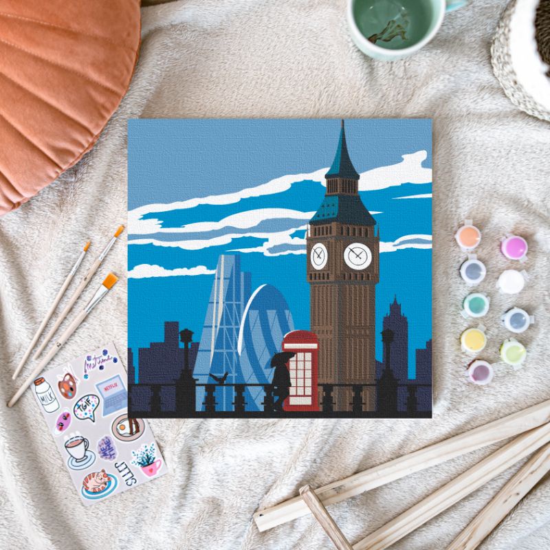 

Paint By Number Kit | By MeTime Studio | City | The Big Ben