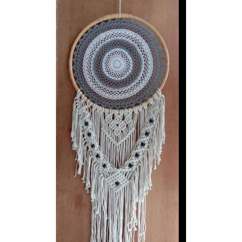 Dreamcatcher macrame beads