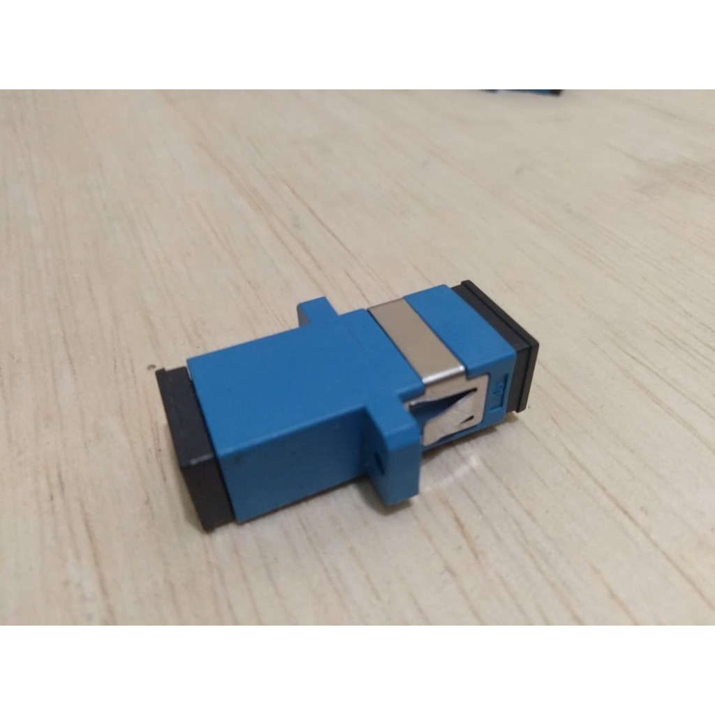 Adapter Barrel SC UPC Fiber Optik FTTH Connector Single Mode