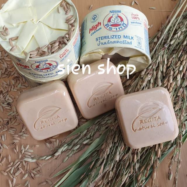 SABUN BERAS SUSU, sabun beras susu REGITA