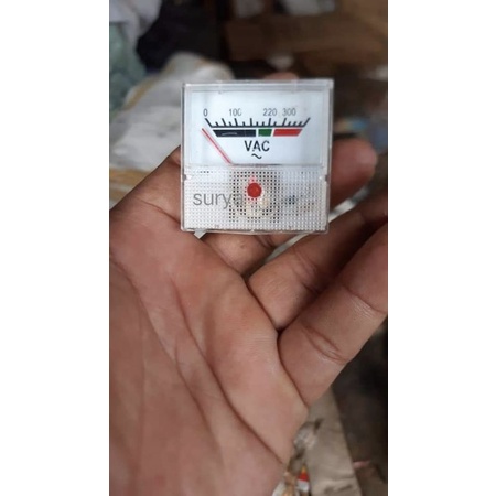 PALING MURAH VOLT METER PANEL VU METER AC 300VAC 40MM DPB40