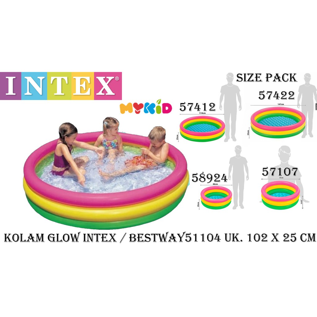 Kolam Anak Intex / Kolam Karet Intex /Kolam Renang intex ...