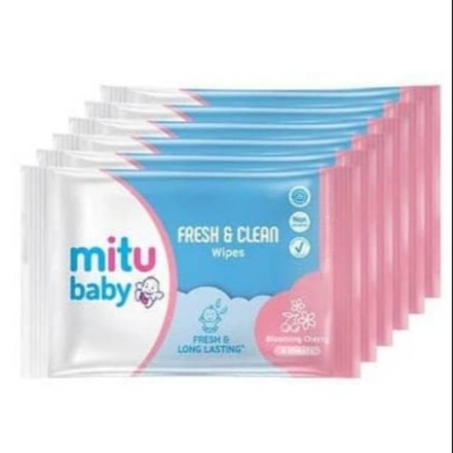 TISU BASAH MITU BABY FRESH AND CLEAN 4'S