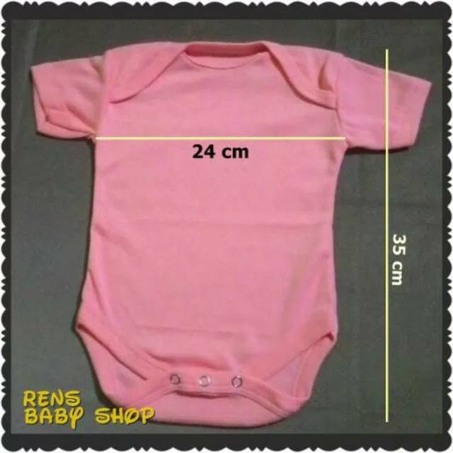 Jumper pendek bayi warna polos halus murah