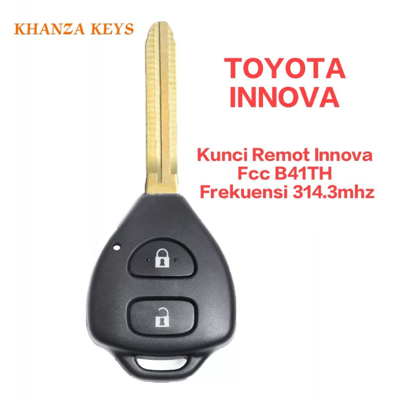 Original kunci remot toyota innova kode FCC B41TH