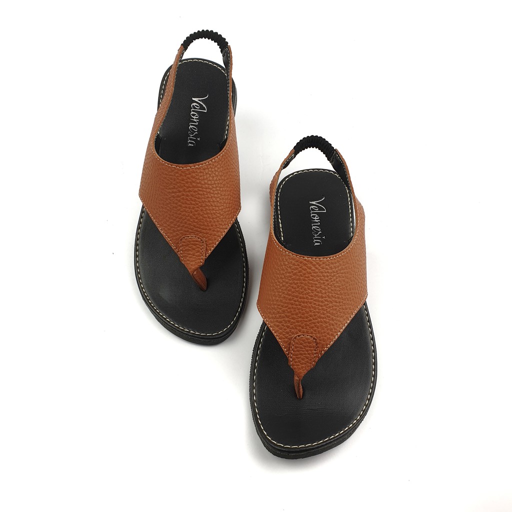 Sandal Papirut Tali Velonesia Bisa COD Sandal Wanita Papirut Talincang Jepit EDTJ001 - Frida-7