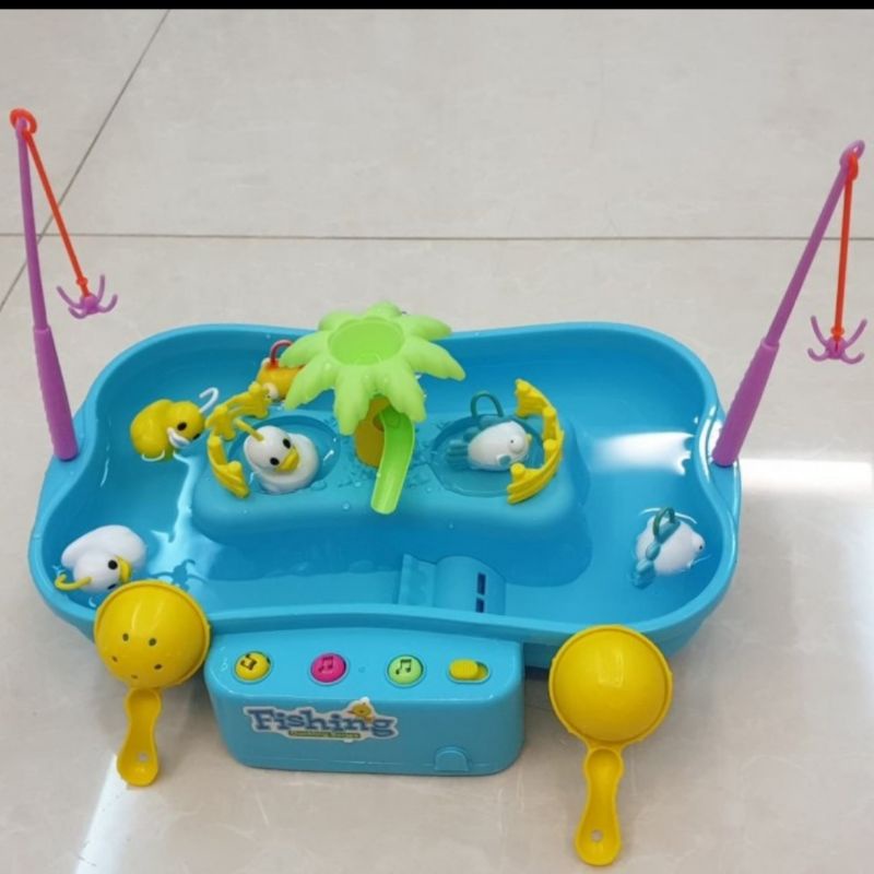 Kado anak mainan  anak alat pancing edukasi Fishing Duck