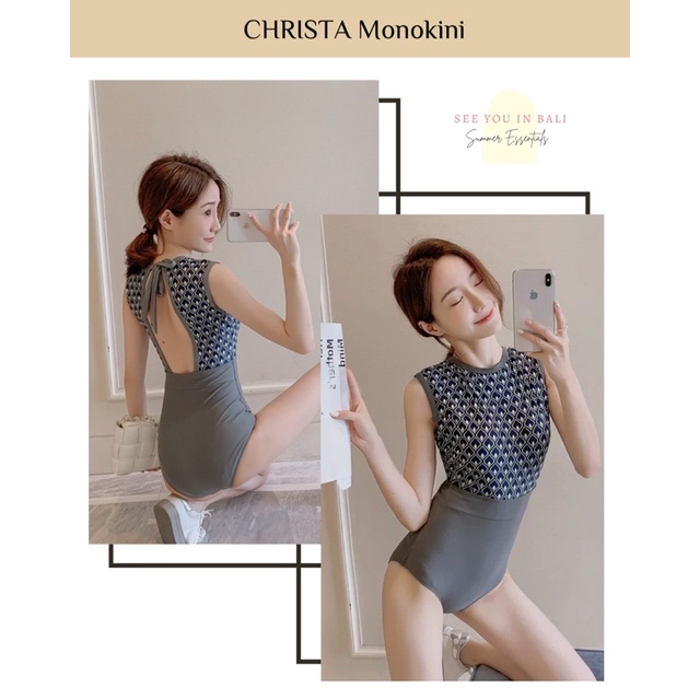 CHRISTA 7309 Bikini Set / Bikini Korea / Monokini / Bikini Murah / Swimsuit / Two Pieces