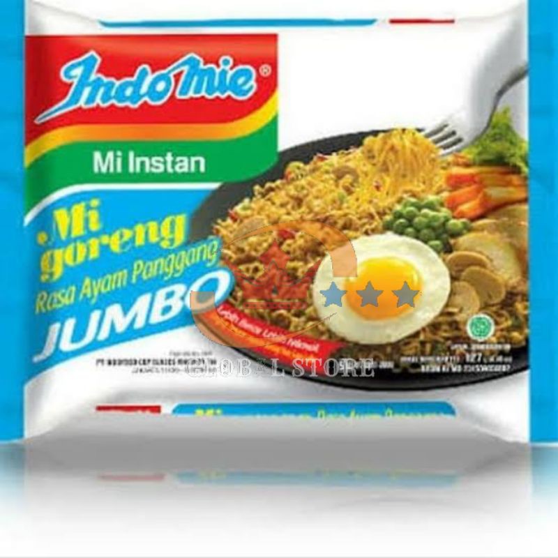 indomie mie goreng jumbo rasa ayam panggang