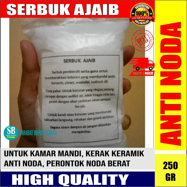 Serbuk ajaib pembersih kamar mandi / serbuk ajaib pembersih toilet - SB Pemula