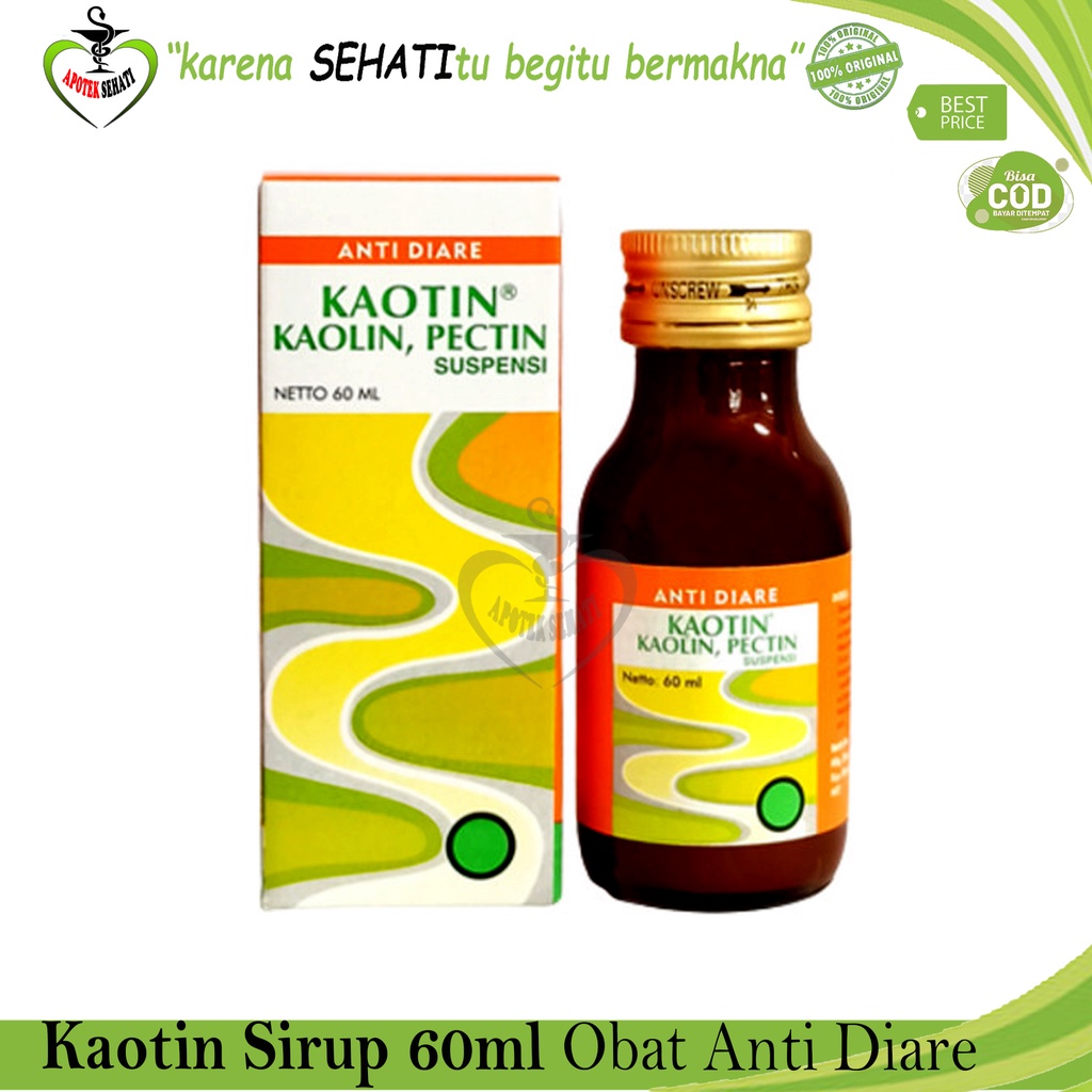 Kaotin Sirup 60 Ml - Kaolin Pektin - Obat Pencernaan Diare