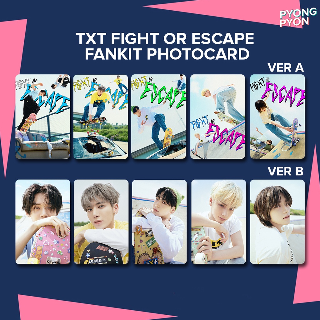 [READY STOCK] FANKIT PHOTOCARD TXT FIGHT OR ESCAPE LOSER=LOVER