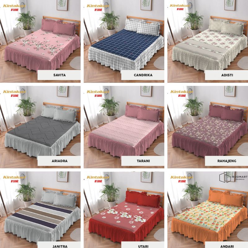 RC KINTAKUN SPREI RUMBAI 180x200 ALMAFI ARTHUR ZIRAFA EVA ROCKSTAR ALBANY ALMAFI