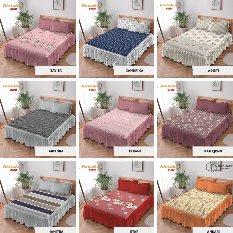 RC KINTAKUN SPREI RUMBAI 180x200 ALMAFI ARTHUR ZIRAFA EVA ROCKSTAR ALBANY ALMAFI