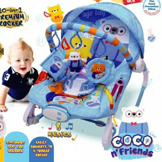 new    7 7 bouncer bayi sugar baby sugarbaby bouncher rocking 10 in 1 sugar baby rocker premium boun