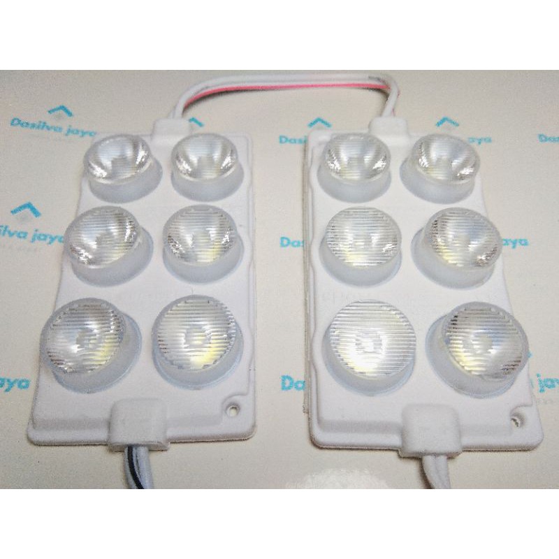 LAMPU LED 6 MATA kotak  12 VOLT