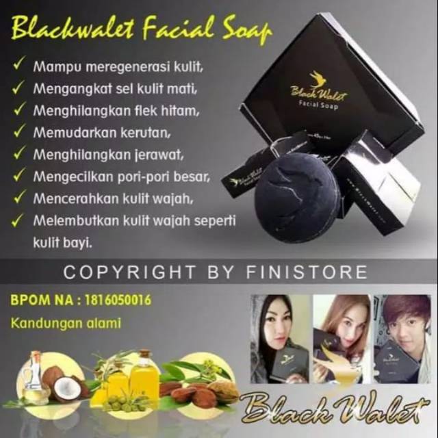 

Sabun Black Walet Original PT Rajawali