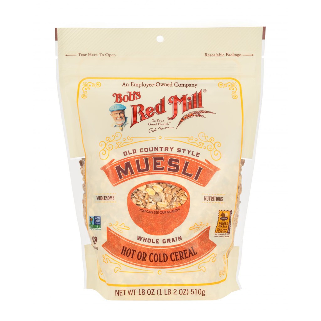 

BOB RED MILL CEREAL MUESLI 18 OZ