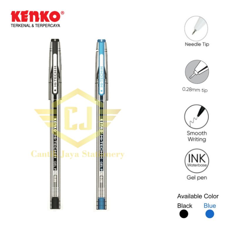 

Pulpen Kenko Gel Pen HI-TECH-H 0.28