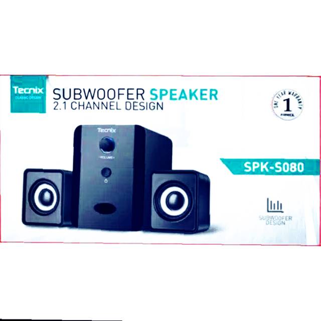 Speaker Tecnix 2.1 Bluetooth subwoofer