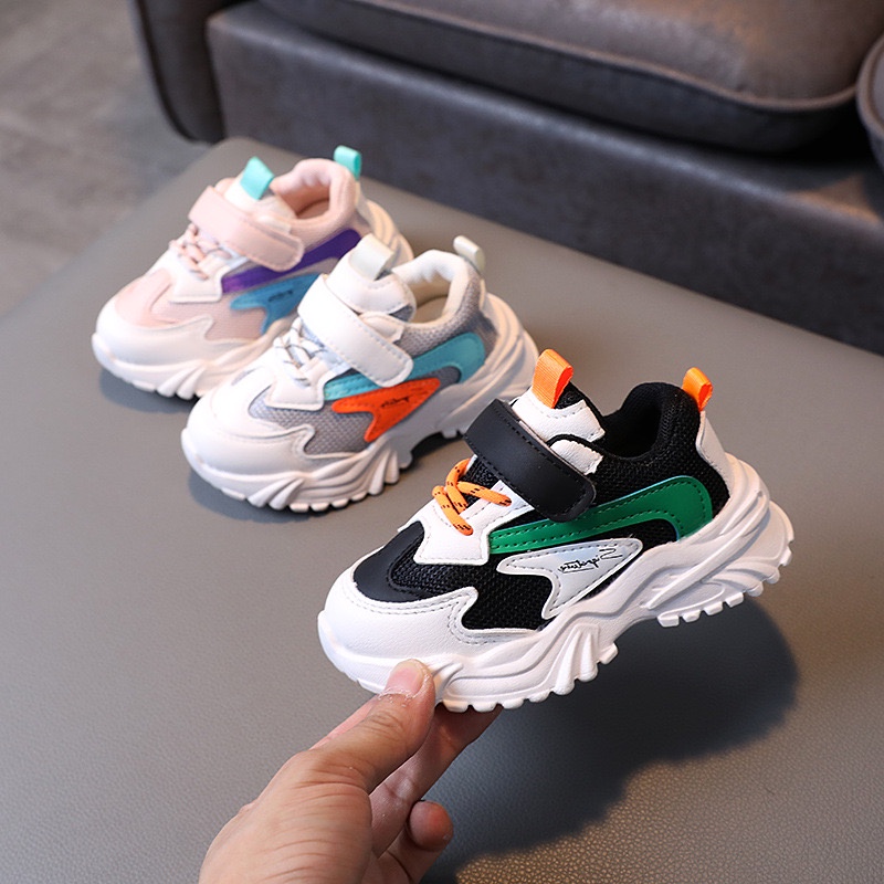 Sneaker Sepatu Anak Laki Laki import sepatu anak Perempuan impor Casual Import Usia 0-5 Thn-1
