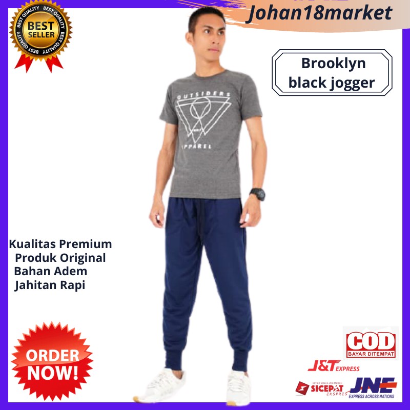 Celana Jogger Pria Panjang Keren Santai CelanaJoger Laki-Laki Renang Kolor Gaya Q1I6 Grosir Standar