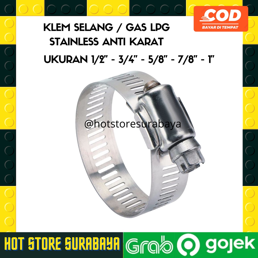 Klem Selang Kompor Gas / Clamp Hose HOTS