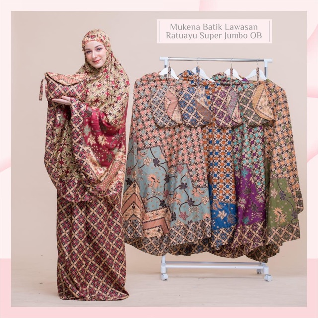 Mukena batik premium jumbo