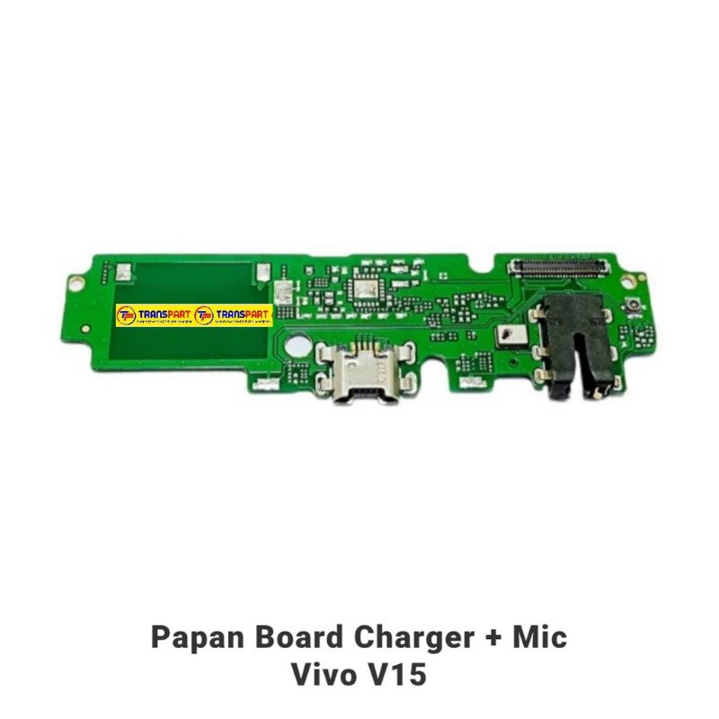 BOARD PAPAN CAS KONEKTOR CHARGER VIVO V15 PLUG IN MIC ORIGINAL