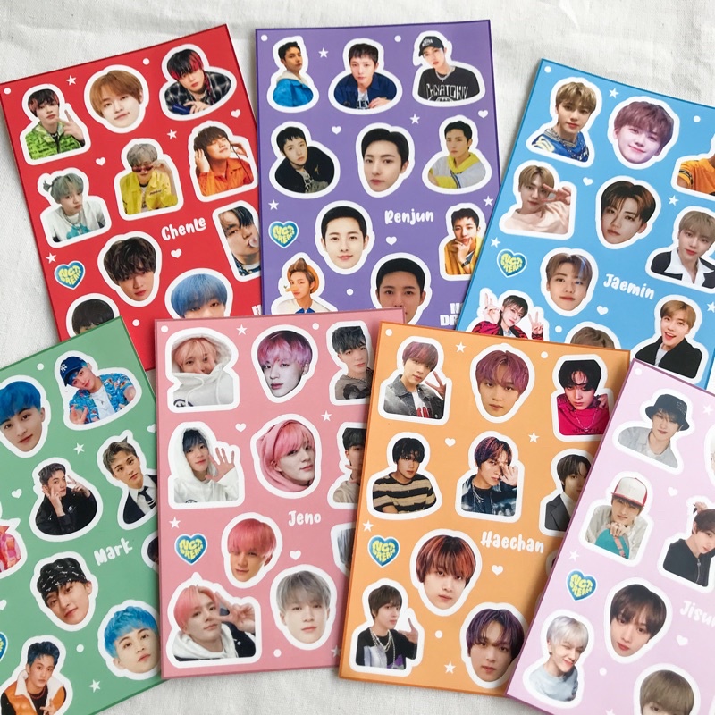 Sticker/Stiker Jaemin/Jeno/Mark/Haechan/Jisung/Renjun/Chenle NCT Dream