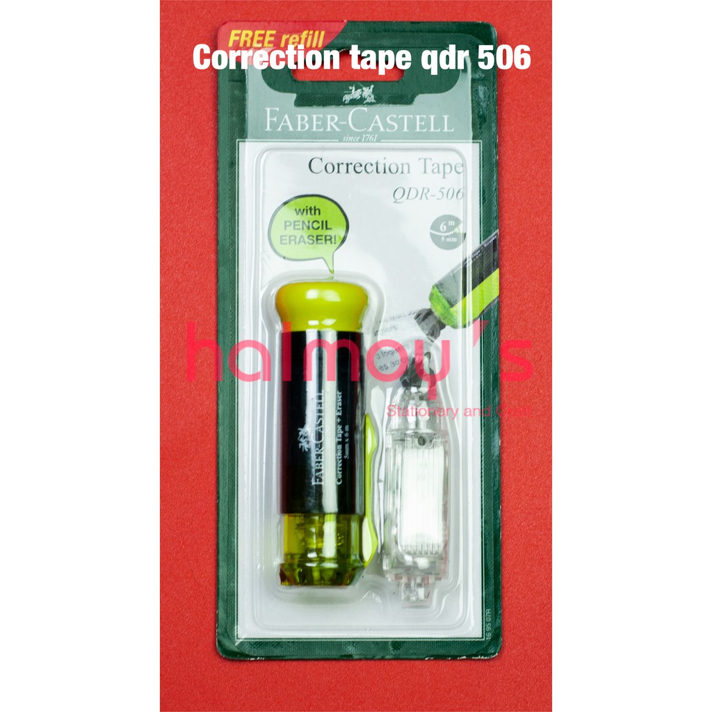 

CORRECTION TAPE / TIP - EX KERTAS FABER CASTELL QJR / QDR - 506