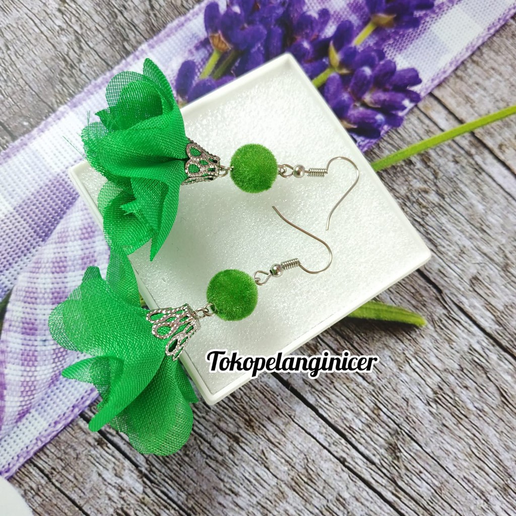 MURAH!!! Produsen Anting Hijab  mix Mutiara/Kristal Cantik, Simpel dan Anggun By Tokopelanginicer