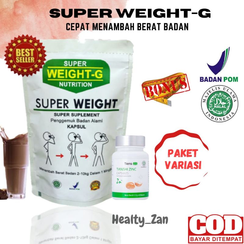 TERLARIS  SUPER WEIGHT GAIN KAPSUL OBAT GEMUK PENGGEMUK BADAN TERBUKTI MENAMBAH BERAT BADAN WEIGHT