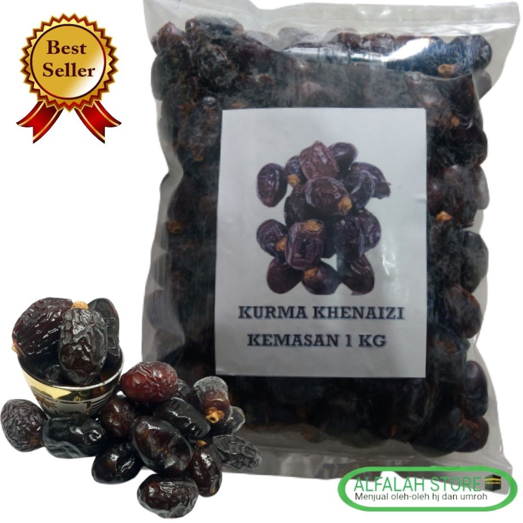 

Kurma date crown khenaizi 1kg curah/kurma kenaizi 1 kg/kurma enak