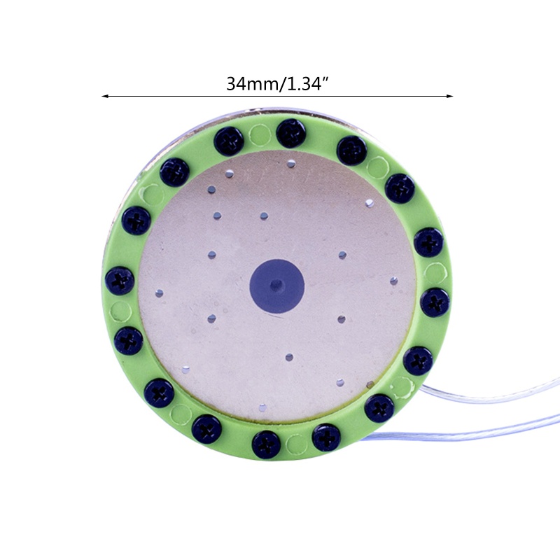 Btsg 34mm Diafragma Besar Kondensor Mic Kapsul Cartridge Core Mikrofon Kapsul Dua Sisi Berlapis Emas