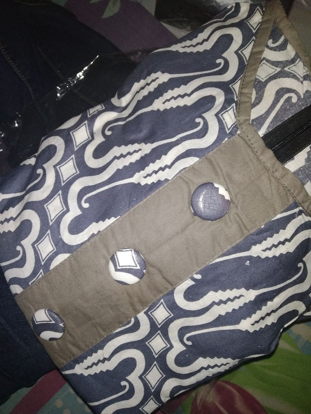 Gamis Batik Etnik Modern Kombinasi Polos | Longdress Muslim Seragam Keluarga Termurah Best Seller