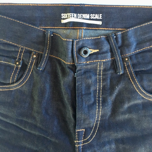Sixteen Denim Scale Dippy D’scale 16ds Jeans non Selvedge Raw Dry Rigid