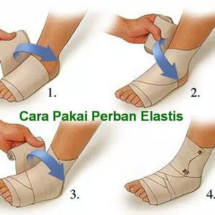 [GRAY.STORE178] Elastic Bandage 4 Inch Perban Elastis 10 cm x 4.5m Perban Lutut Tangan - BA4