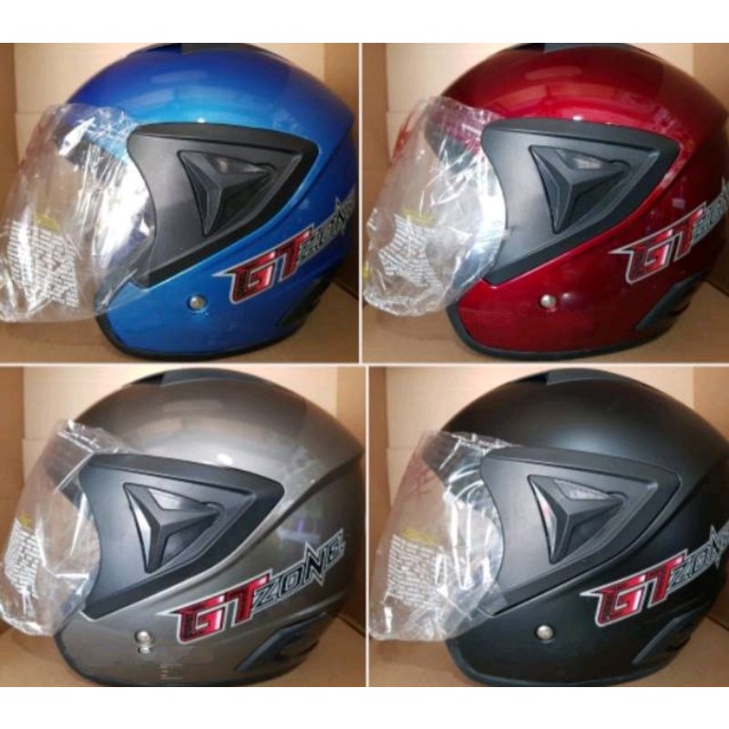 [COD] Helm GT Zone Kop Murah Berkualitas Dewasa Mirip Vision1 SNI