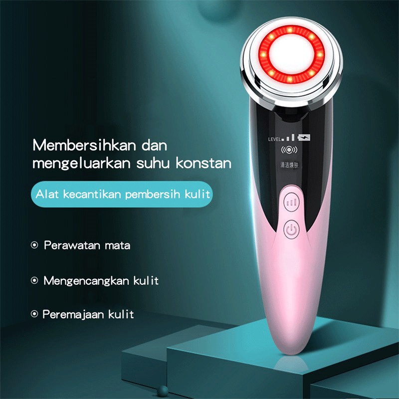 New Alat Wajah Pemijat L2010 Alat Setrika Wajah Pemijat Perawatan Kulit Anti Anging Facial Massage Hot Cold hammer  Best sale