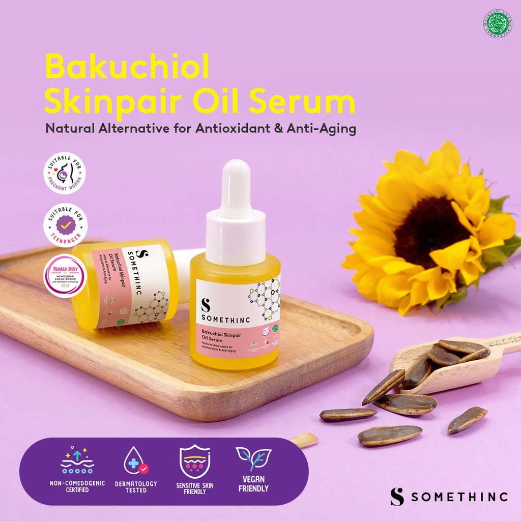 [PROMO SPESIAL] BPOM SOMETHINC BAKUCHIOL SKINPAIR OIL SERUM PEMUTIH WAJAH 20ml 100% ORIGINAL