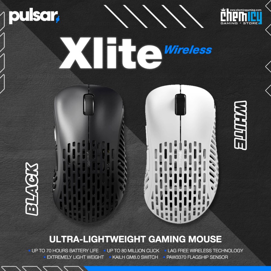 Pulsar XLITE Wireless Ultra-lightweight Gaming Mouse