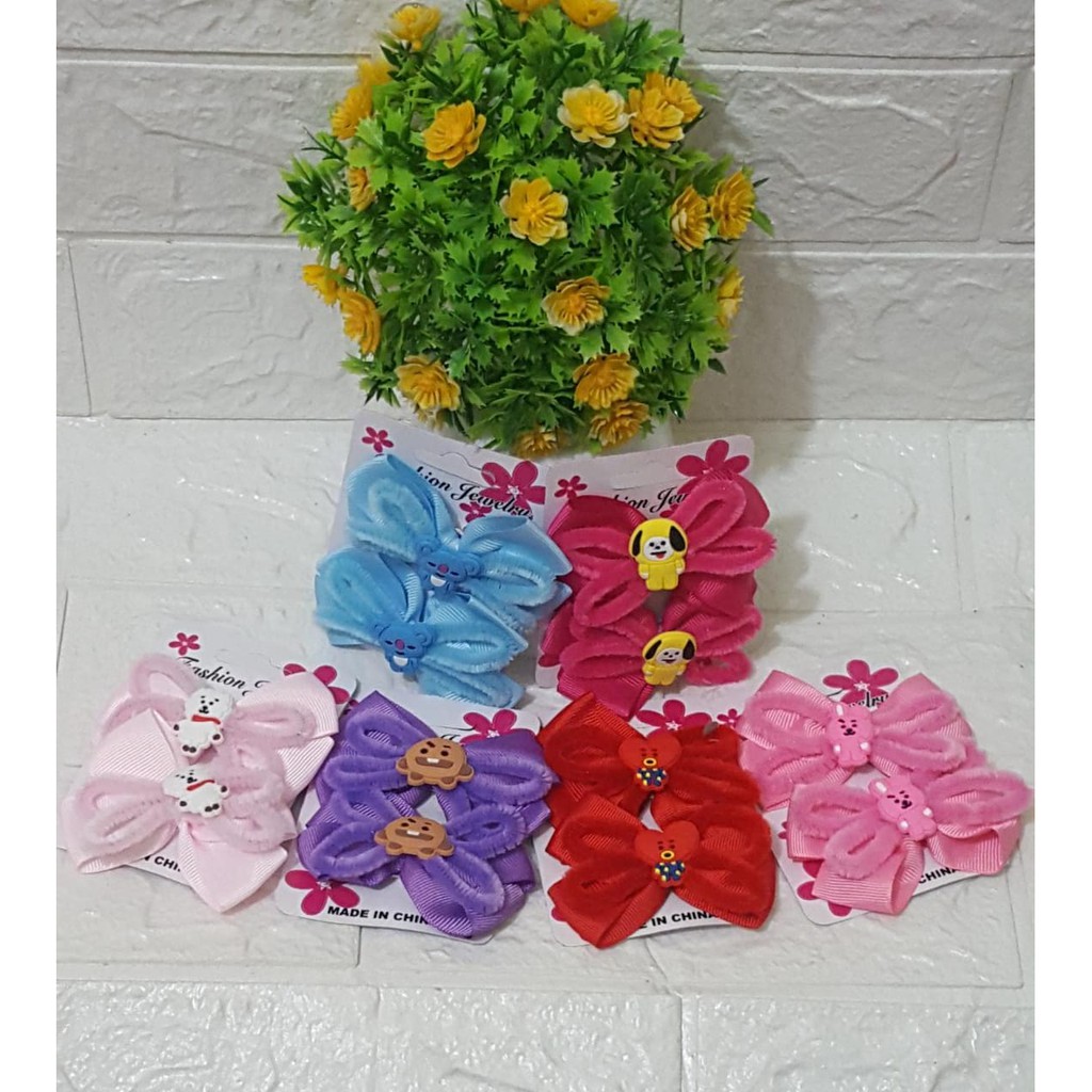 TERLARIS JEPIT RAMBUT ANAK BT21 TERMURAH