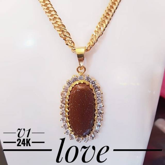 Xuping kalung lapis emas 24k 2464k